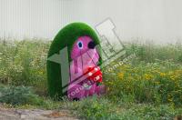 Топиар фигура Ёжик розовый
