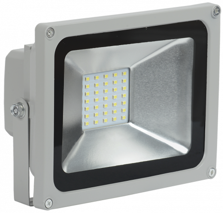 Прожектор светодиодный СДО 05-20 SMD IP65 серый IEK – №1