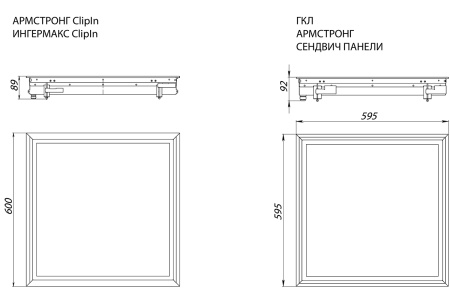 Светильник ОФИС IP65 CRI90 55 Вт LE-СВО-03-055-6916-65Х – №5